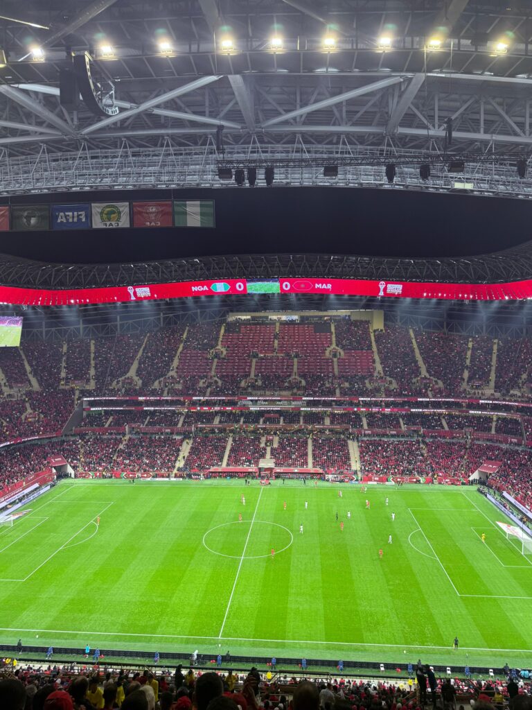 The Prince Moulay Abdellah Stadium is a worthy World Cup venue.