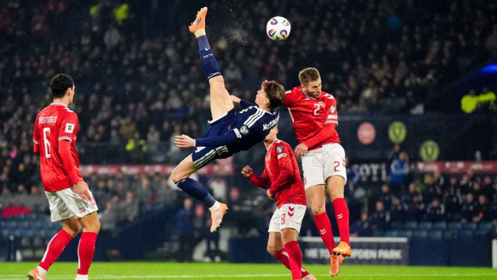 Scott McTominay scoring for Scotland in the World Cup Play Off against Denmark would walk into this Manchester United squad