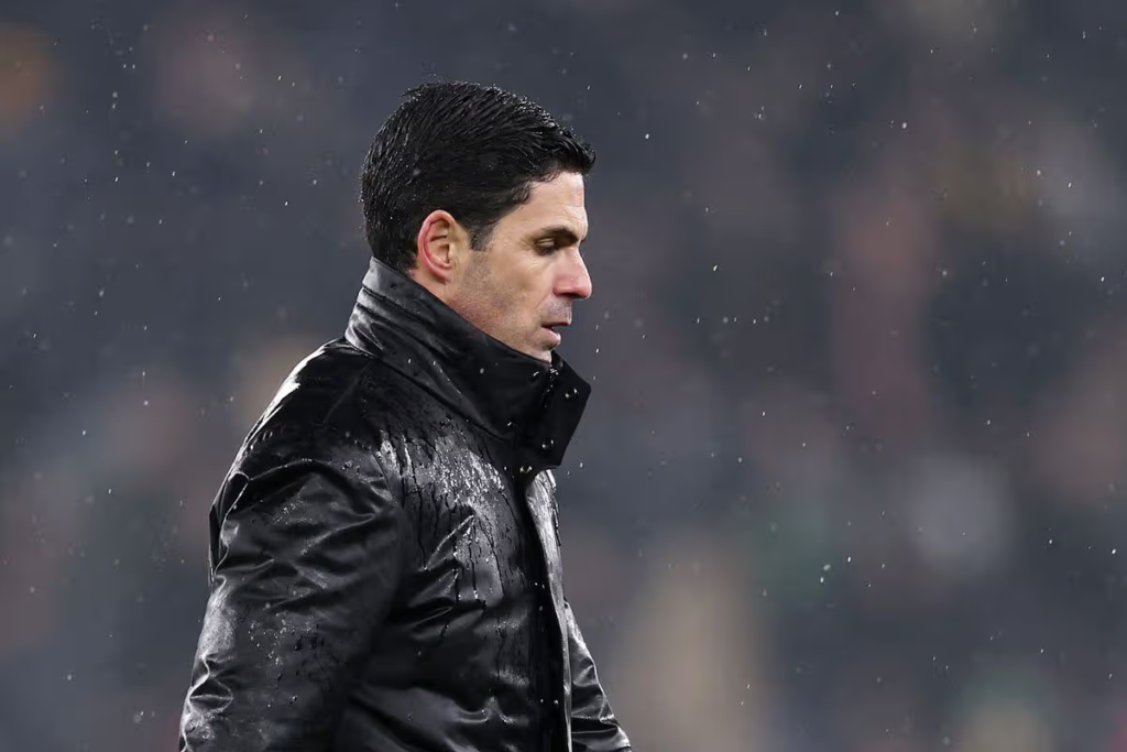 Mikel Arteta has struggled in the Premier League title race in the past