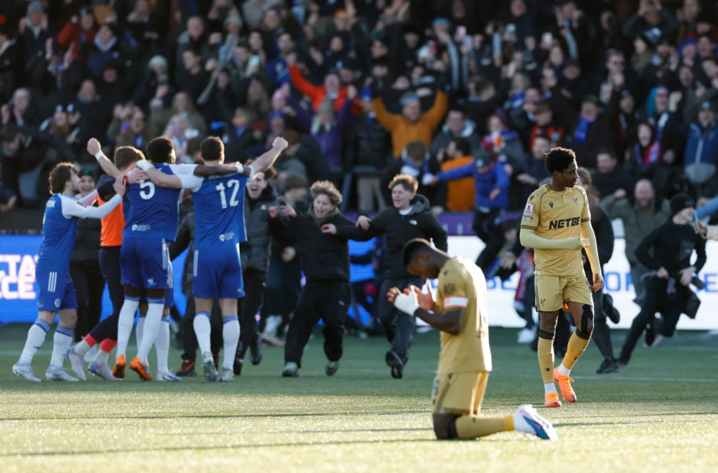 Macclesfield beat Crystal Palace in one of the biggest FA Cup upsets of all time