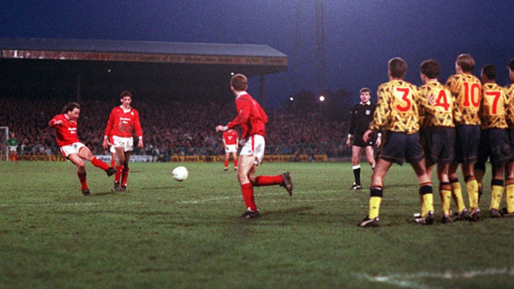 Wrexham produced one of the greatest FA Cup upsets of all time against Arsenal in 1992